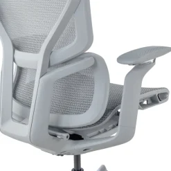 Sedia da Ufficio Ergonomica AeroFit, Alte Prestazioni, Struttura Bianca