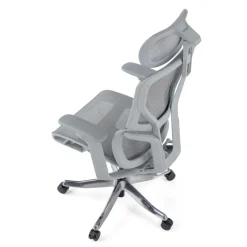 Sedia da Ufficio Ergonomica AeroFit, Alte Prestazioni, Struttura Bianca