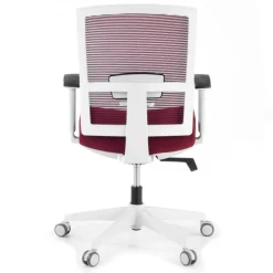 Sedia da ufficio ergonomica Akira white, meccanismo syncro