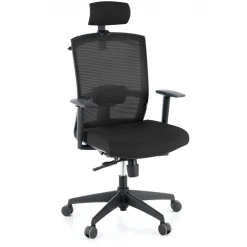 Sedia da ufficio ergonomica Akira con poggiatesta