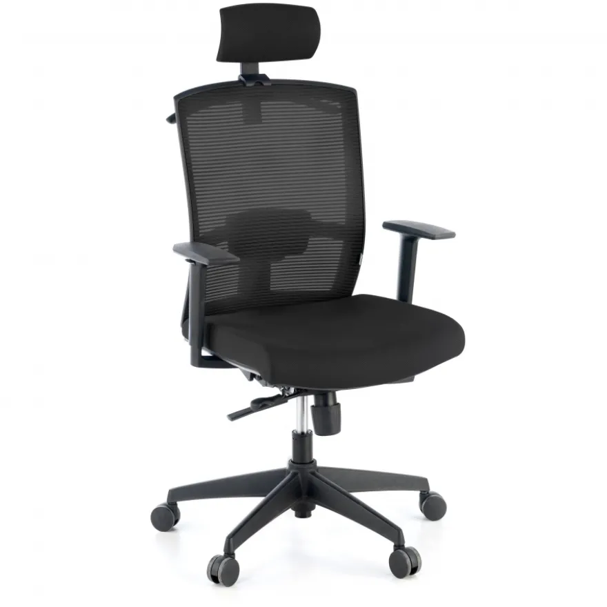Sedia da ufficio ergonomica Akira con poggiatesta