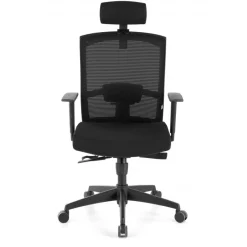 Sedia da ufficio ergonomica Akira con poggiatesta