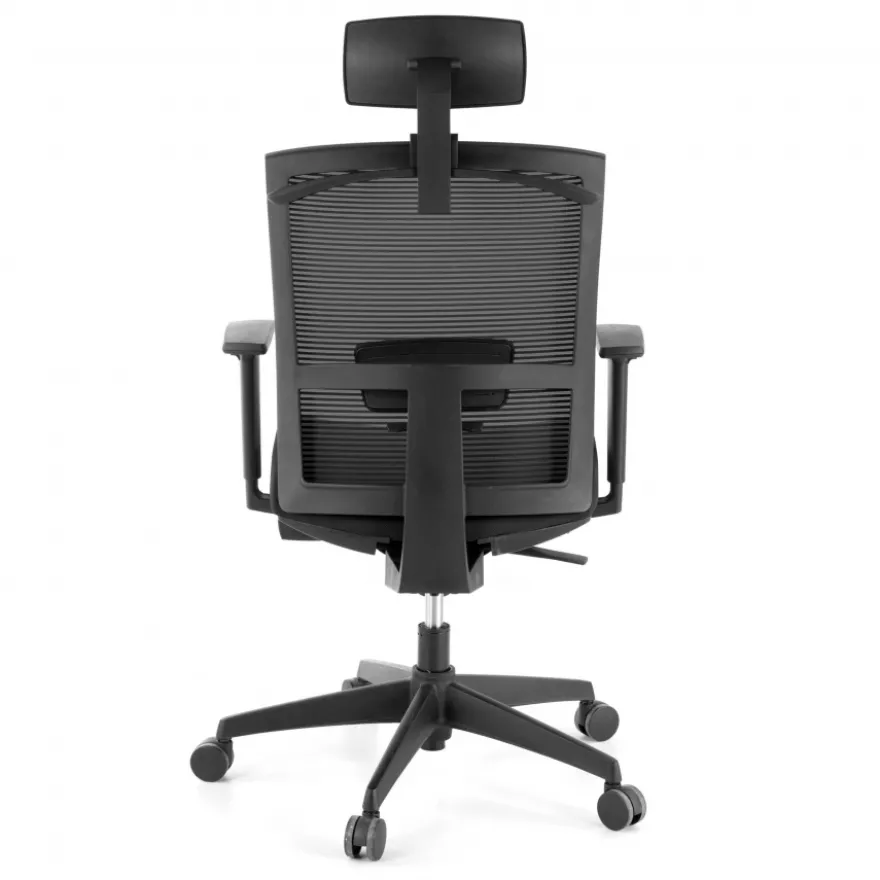Sedia da ufficio ergonomica Akira con poggiatesta