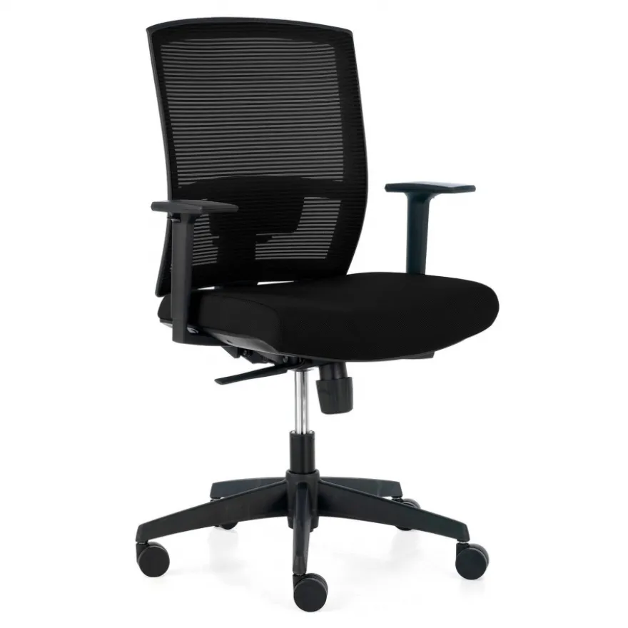 Sedia da ufficio ergonomica Akira, meccanismo syncro