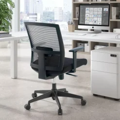 Sedia da ufficio ergonomica Akira, meccanismo syncro
