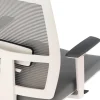 Sedia da ufficio ergonomica Akira white, meccanismo syncro