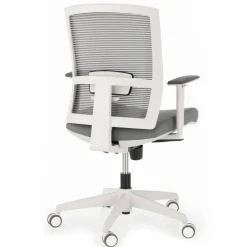 Sedia da ufficio ergonomica Akira white, meccanismo syncro