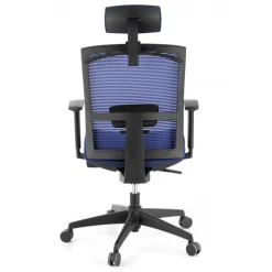 Sedia da ufficio ergonomica Akira con poggiatesta