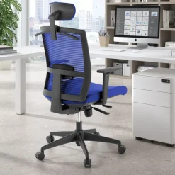 Sedia da ufficio ergonomica Akira con poggiatesta