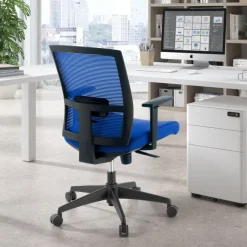Sedia da ufficio ergonomica Akira, meccanismo syncro