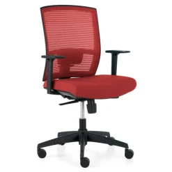 Sedia da ufficio ergonomica Akira, meccanismo syncro