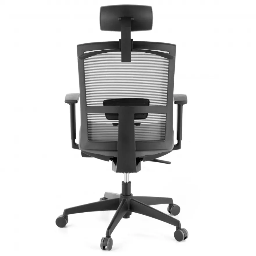 Sedia da ufficio ergonomica Akira con poggiatesta