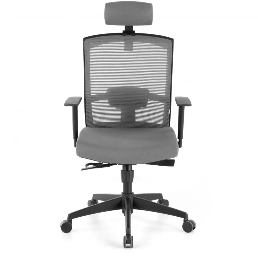 Sedia da ufficio ergonomica Akira con poggiatesta