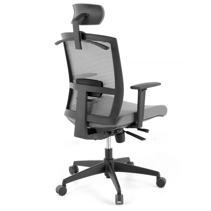 Sedia da ufficio ergonomica Akira con poggiatesta