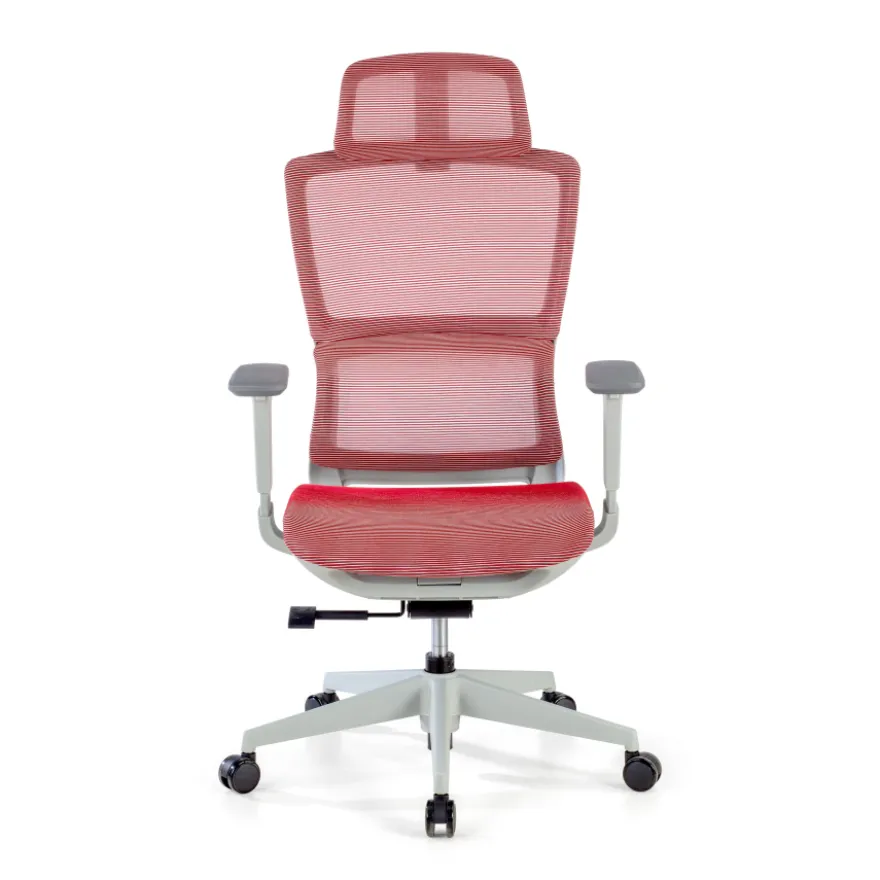 Sedia da Ufficio Ergonomica Balance Pro White, Braccioli 3D