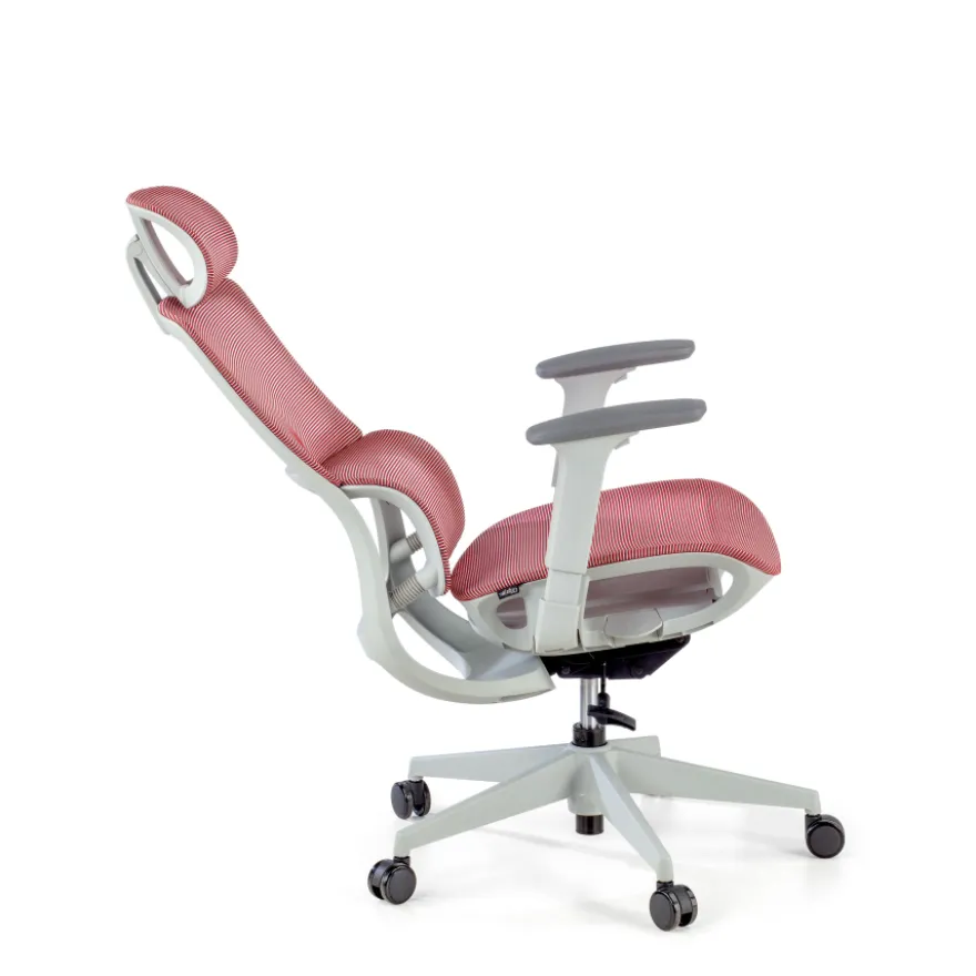 Sedia da Ufficio Ergonomica Balance Pro White, Braccioli 3D