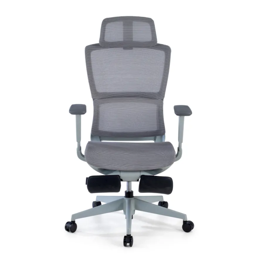 Sedia da ufficio ergonomica con poggiapiedi Balance Pro, Braccioli 3D