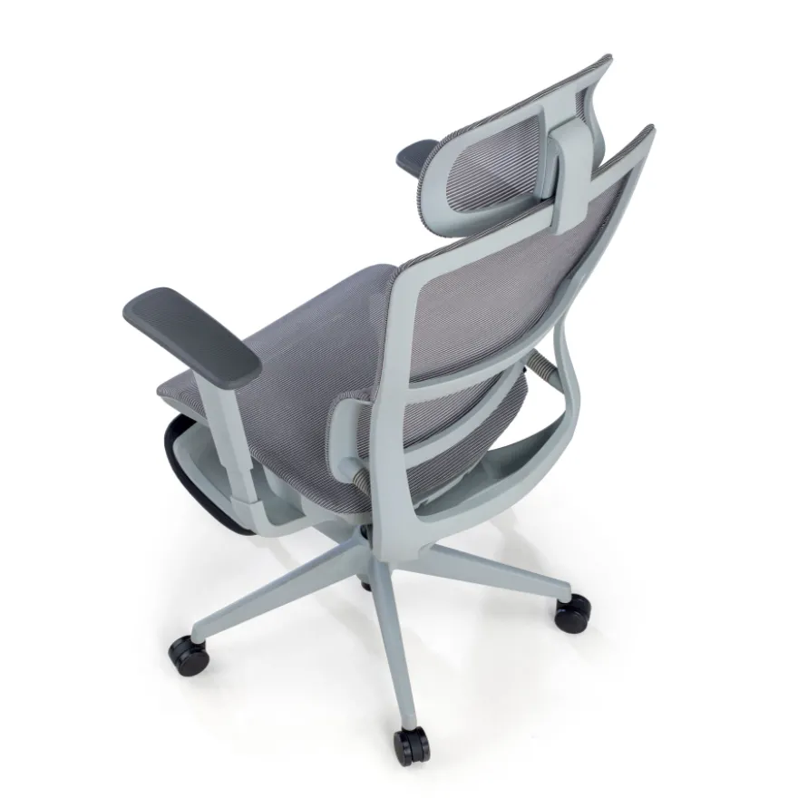 Sedia da ufficio ergonomica con poggiapiedi Balance Pro, Braccioli 3D