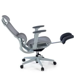 Sedia da ufficio ergonomica con poggiapiedi Balance Pro, Braccioli 3D