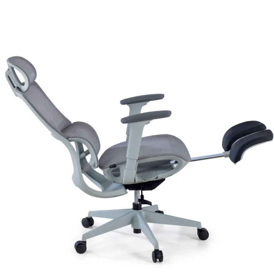 Sedia da ufficio ergonomica con poggiapiedi Balance Pro, Braccioli 3D