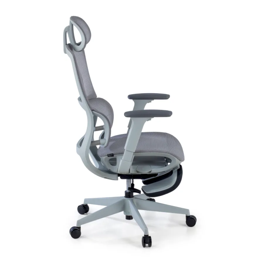 Sedia da ufficio ergonomica con poggiapiedi Balance Pro, Braccioli 3D