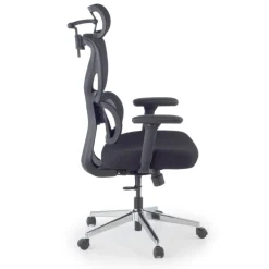 Sedia da Ufficio Ergonomica Erghos Air, Braccioli 3D, Seduta Imbottita