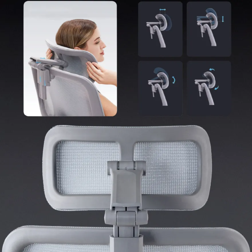 Sedia da ufficio ergonomica Erghos X2, supporto lombare flessibile