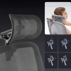 Sedia da ufficio ergonomica Erghos X2, supporto lombare flessibile