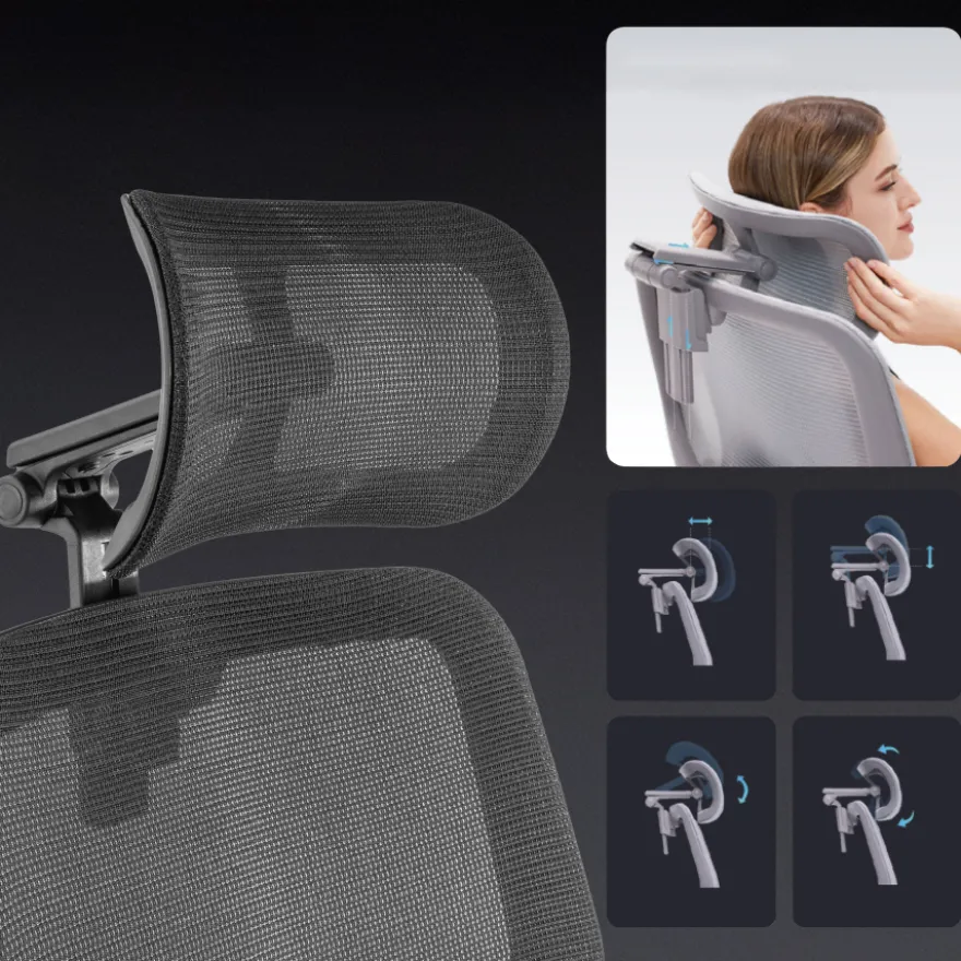 Sedia da ufficio ergonomica Erghos X2, supporto lombare flessibile