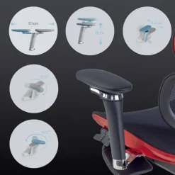 Sedia da ufficio ergonomica Erghos X2, supporto lombare flessibile