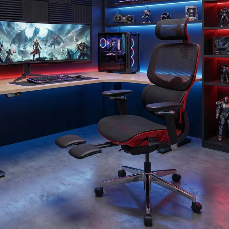 Sedia da ufficio ergonomica Erghos X2, supporto lombare flessibile