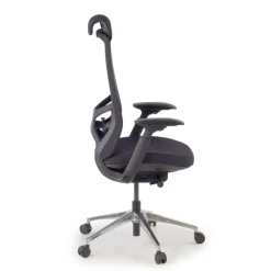 Sedia da ufficio ergonomica Gemini, braccioli 4D e supporto lombare
