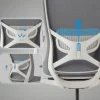 Sedia da ufficio ergonomica Gemini, braccioli 4D e supporto lombare