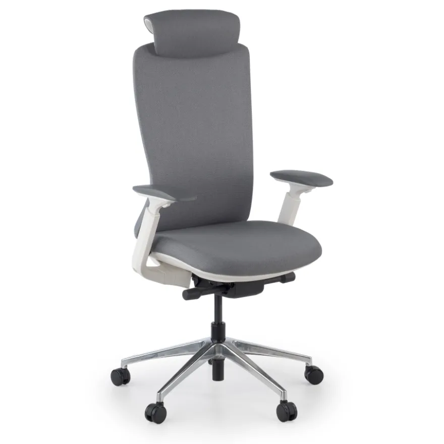 Sedia da ufficio ergonomica Gemini, braccioli 4D e supporto lombare