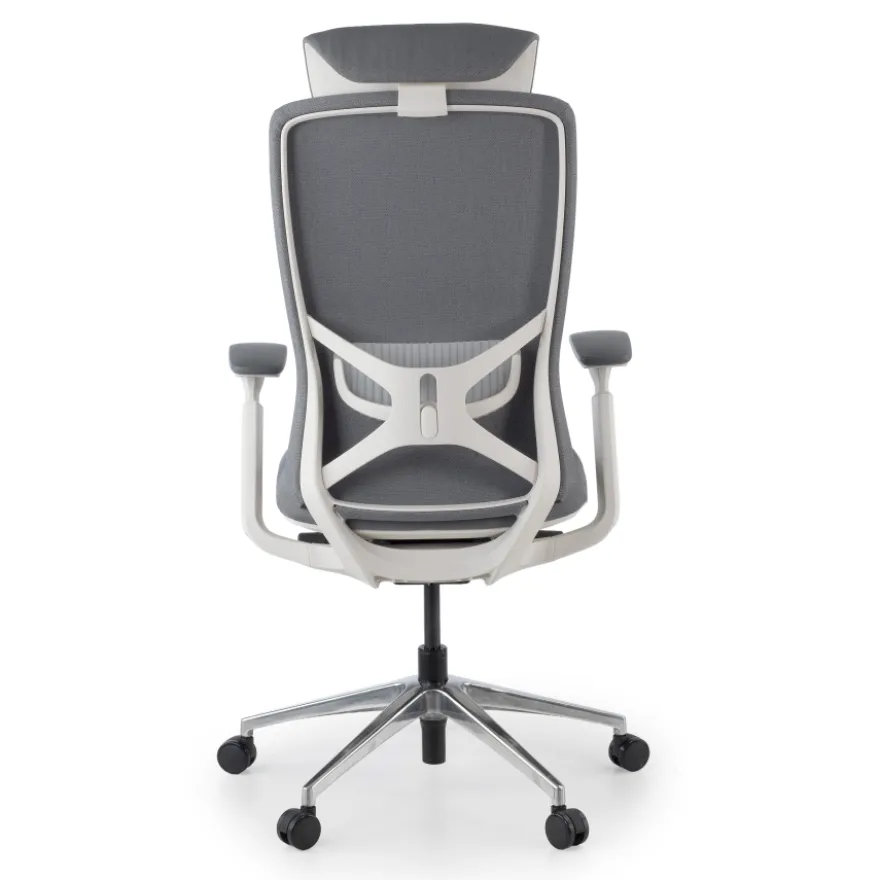 Sedia da ufficio ergonomica Gemini, braccioli 4D e supporto lombare