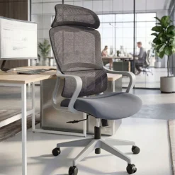 Sedia da Ufficio Ergonomica Nebula, cuscino lombare