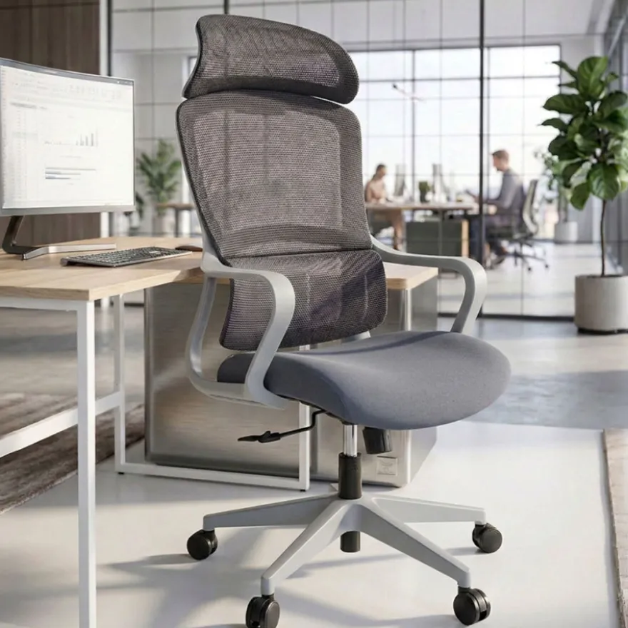 Sedia da Ufficio Ergonomica Nebula, cuscino lombare