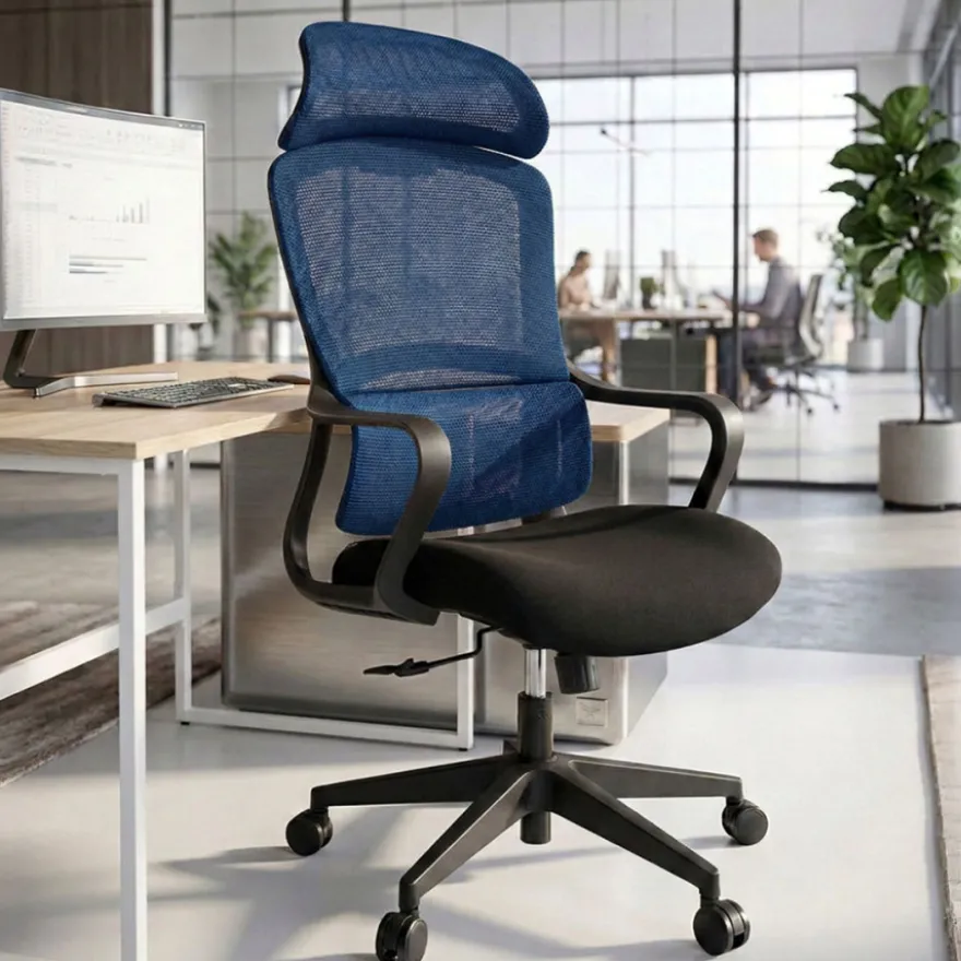 Sedia da Ufficio Ergonomica Nebula, cuscino lombare