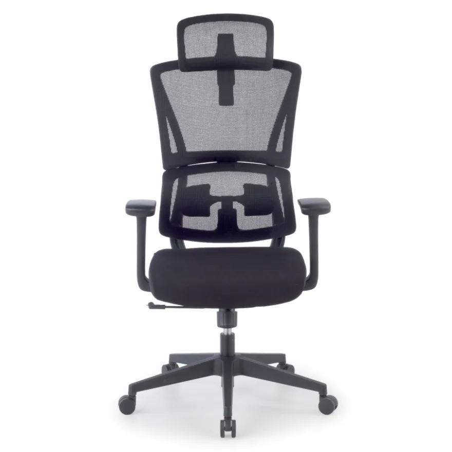 Sedia da Ufficio Ergonomica Orbit con Poggiatesta, Supporto Lombare