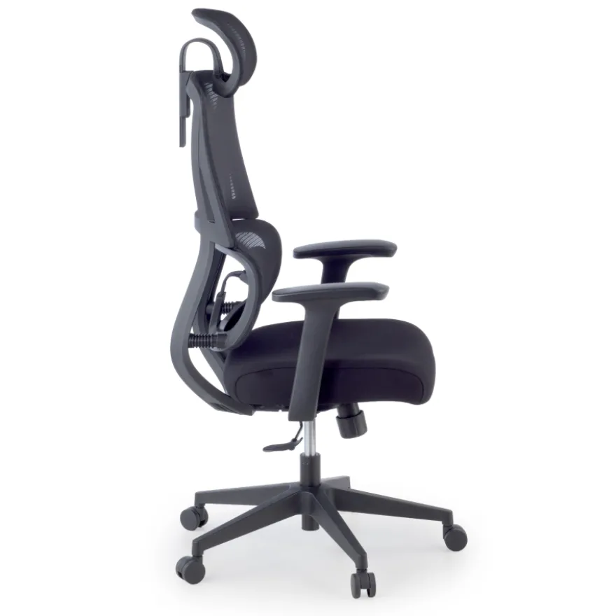 Sedia da Ufficio Ergonomica Orbit con Poggiatesta, Supporto Lombare