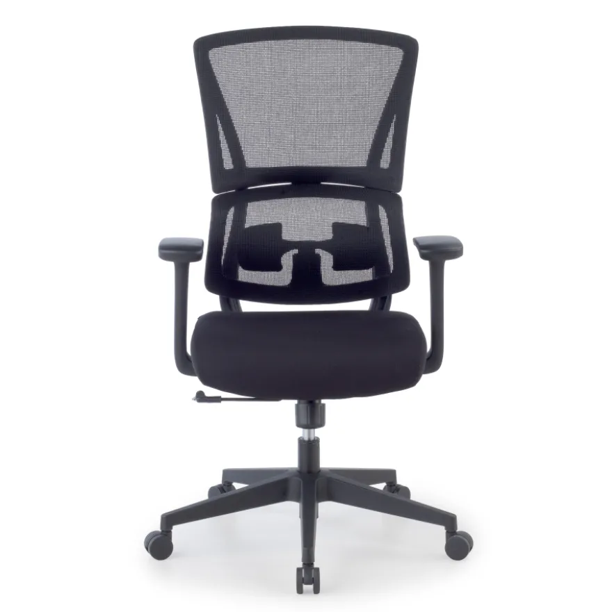 Sedia da Ufficio Ergonomica Orbit con Supporto Lombare, Seduta Imbottita