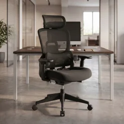 Sedia da ufficio ergonomica ortopedica Zen con poggiatesta