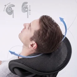 Sedia da ufficio ergonomica ortopedica Zen con poggiatesta