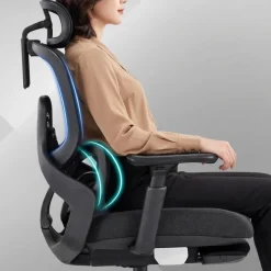Sedia da ufficio ergonomica ortopedica Zen con poggiatesta
