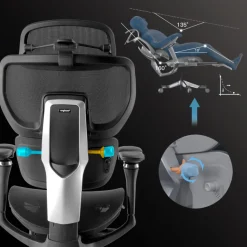 Sedia da ufficio ergonomica premium X4Pro, prestazioni massime
