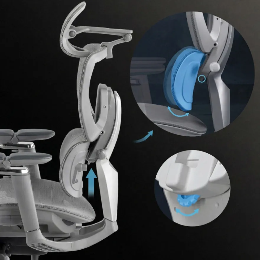 Sedia da ufficio ergonomica premium X4Pro, prestazioni massime