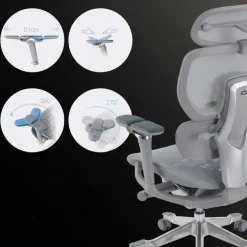 Sedia da ufficio ergonomica premium X4Pro, prestazioni massime