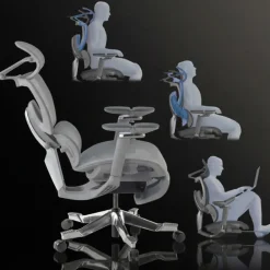 Sedia da ufficio ergonomica premium X4Pro, prestazioni massime
