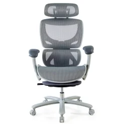 Sedia da Ufficio Ergonomica Sakura white, schienale reclinabile