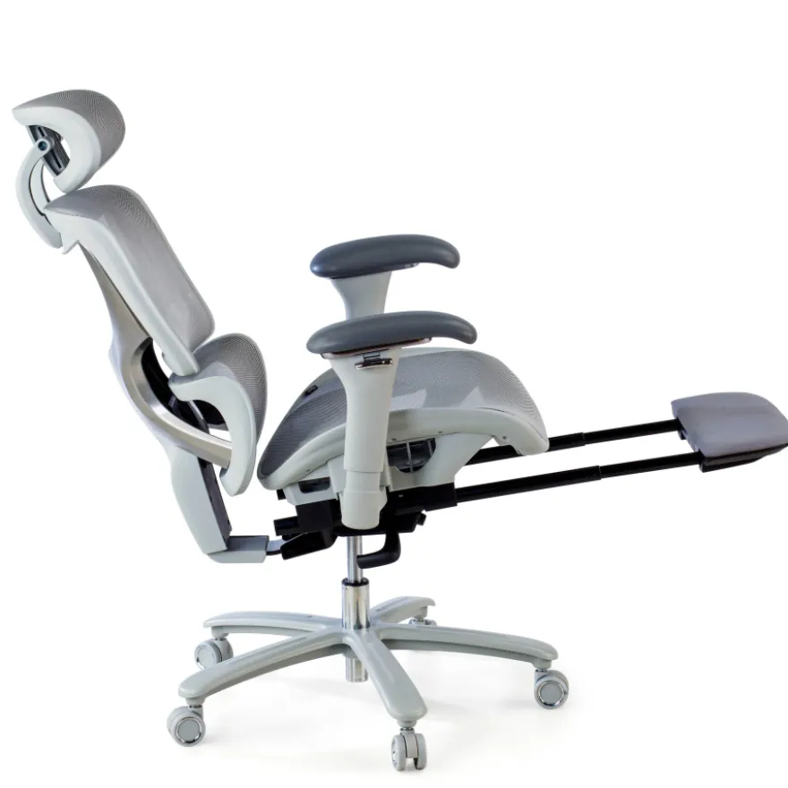 Sedia da Ufficio Ergonomica Sakura white, schienale reclinabile